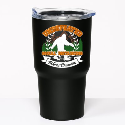 Undefeated Sasquatch Social Distancing Bigfoot Tumbler