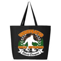 Undefeated Sasquatch Social Distancing Bigfoot 25L Jumbo Tote