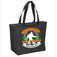 Undefeated Sasquatch Social Distancing Bigfoot Zip Tote Bag