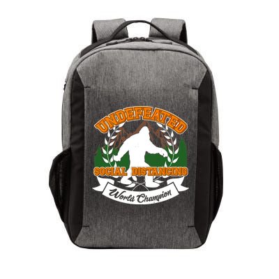 Undefeated Sasquatch Social Distancing Bigfoot Vector Backpack