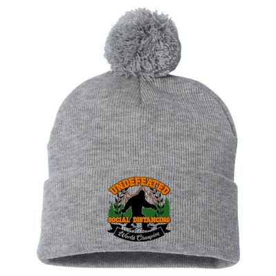 Undefeated Sasquatch Social Distancing Bigfoot Pom Pom 12in Knit Beanie