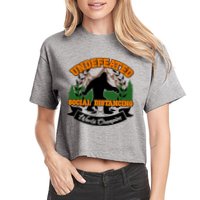 Undefeated Sasquatch Social Distancing Bigfoot Crop Top