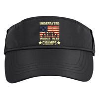 Undefeated World War Champs Adult Drive Performance Visor