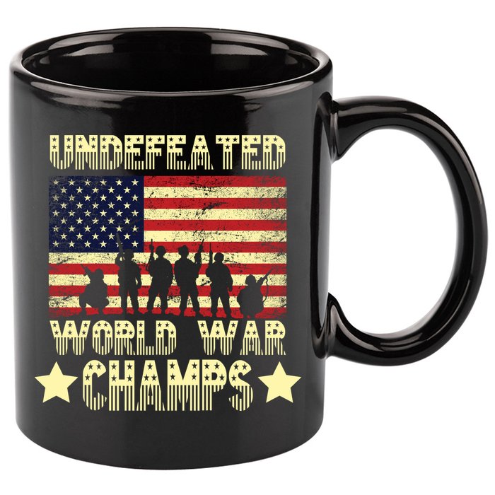 Undefeated World War Champs 11oz C Handle Ceramic Mug