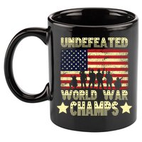 Undefeated World War Champs 11oz C Handle Ceramic Mug