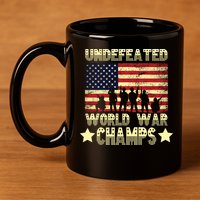 Undefeated World War Champs 11oz C Handle Ceramic Mug