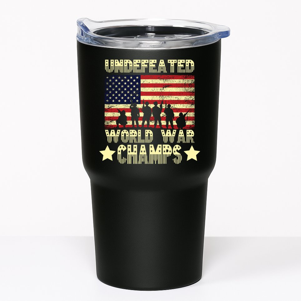 Undefeated World War Champs Tumbler