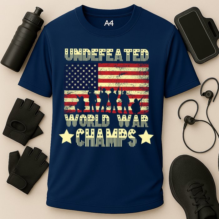 Undefeated World War Champs Cooling Performance Crew T-Shirt