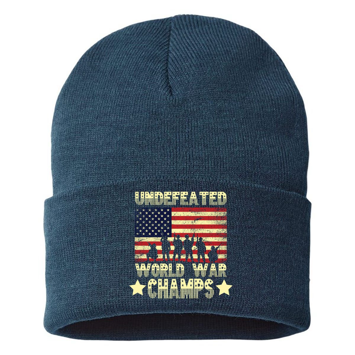Undefeated World War Champs Sustainable Knit Beanie