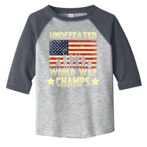 Undefeated World War Champs Toddler Fine Jersey T-Shirt