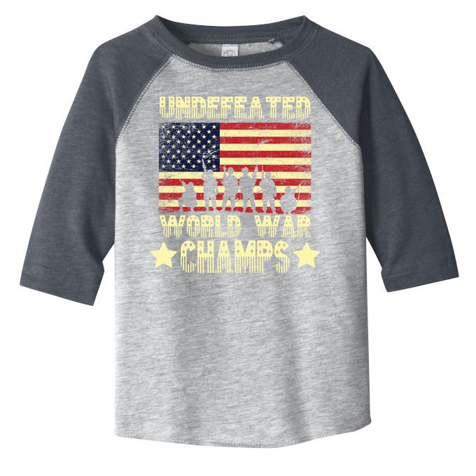 Undefeated World War Champs Toddler Fine Jersey T-Shirt