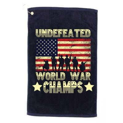 Undefeated World War Champs Golf Towel