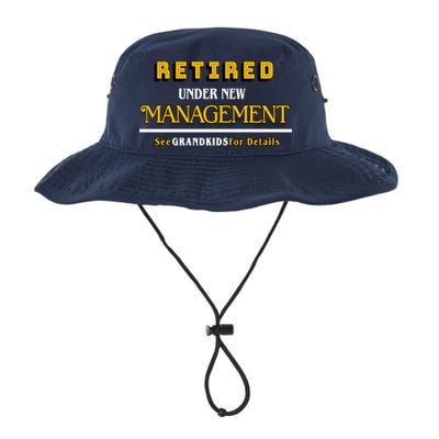 Under New Management Grandkids Retirement  Bucket Hat