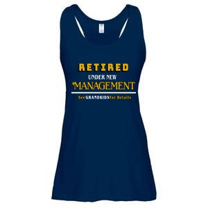 Under New Management Grandkids Retirement  Ladies Essential Flowy Tank