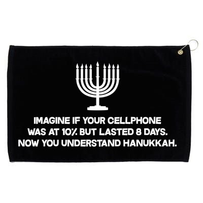 Understanding Hanukkah Grommeted Golf Towel