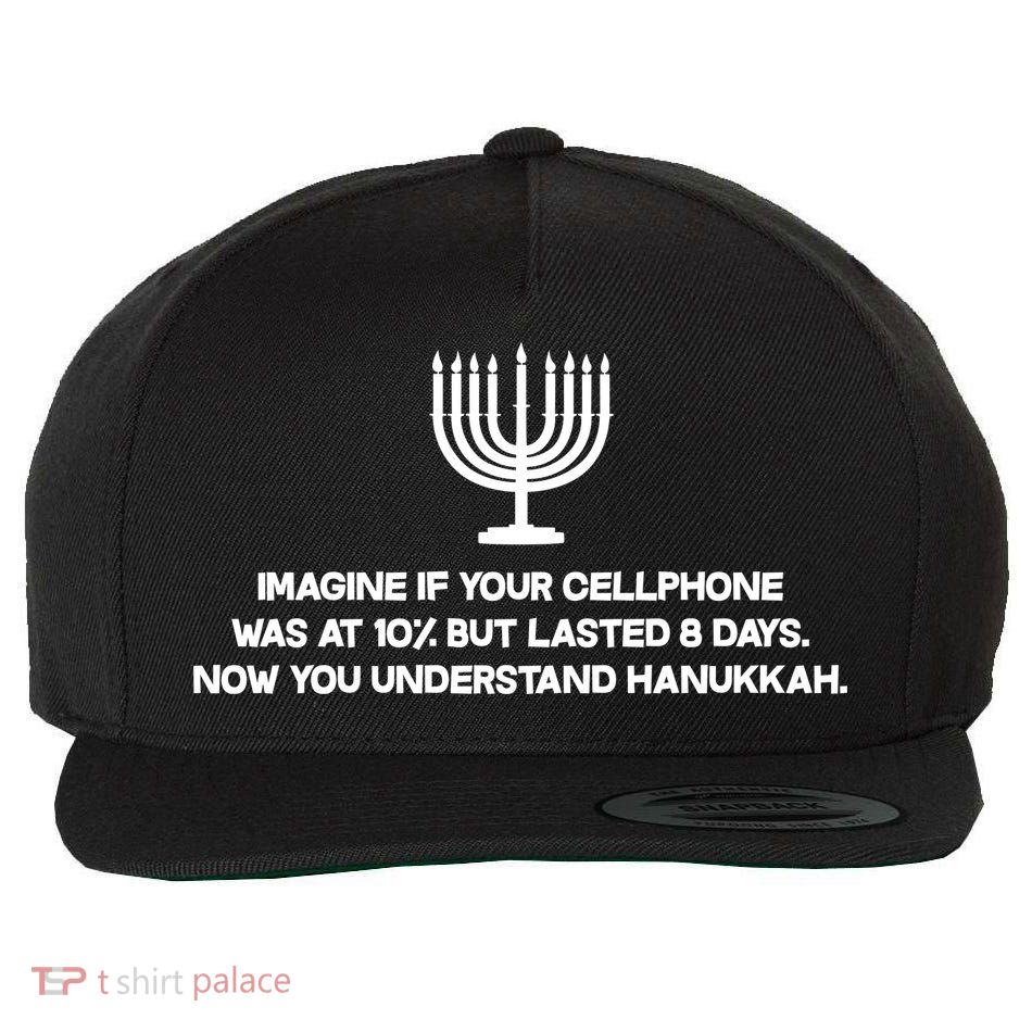Understanding Hanukkah Wool Snapback Cap