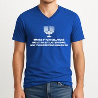 Understanding Hanukkah V-Neck T-Shirt