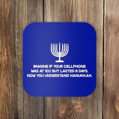 Understanding Hanukkah Coaster