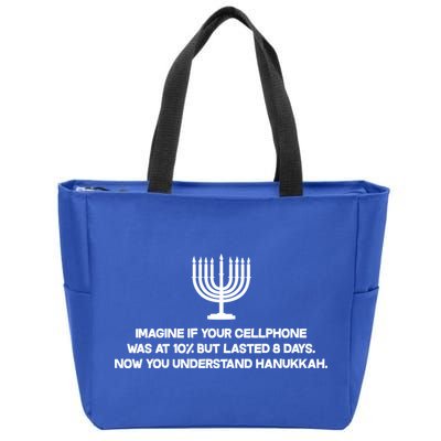 Understanding Hanukkah Zip Tote Bag