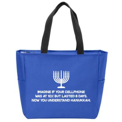 Understanding Hanukkah Zip Tote Bag