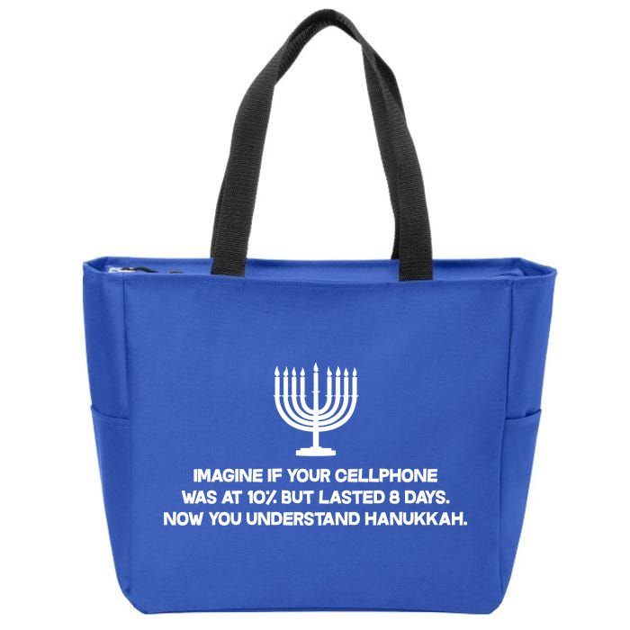 Understanding Hanukkah Zip Tote Bag