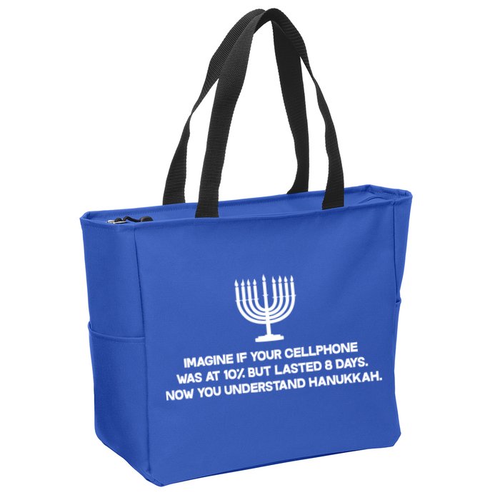 Understanding Hanukkah Zip Tote Bag