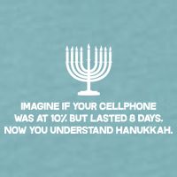 Understanding Hanukkah Sueded Cloud Jersey T-Shirt