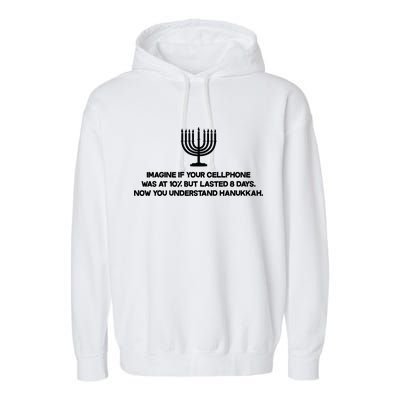 Understanding Hanukkah Garment-Dyed Fleece Hoodie