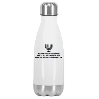 Understanding Hanukkah Stainless Steel Insulated Water Bottle