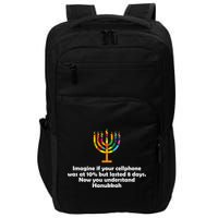 Understanding Hanukkah Funny Impact Tech Backpack