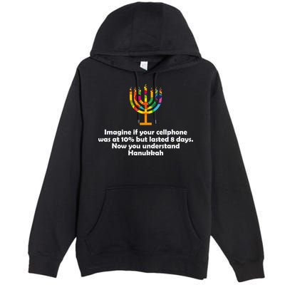 Understanding Hanukkah Funny Premium Pullover Hoodie