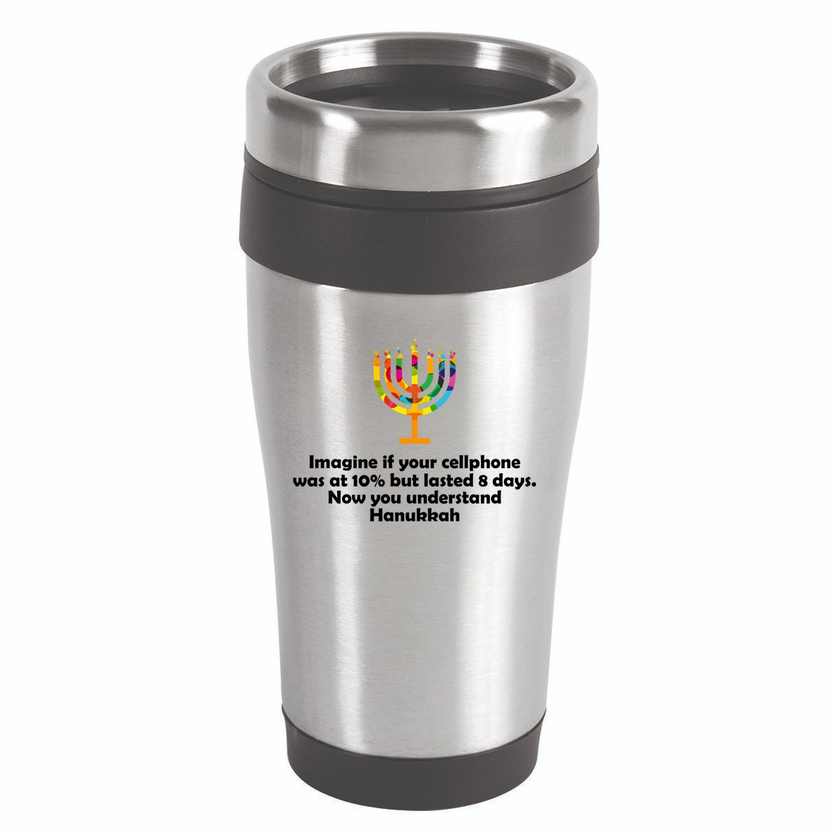 Understanding Hanukkah Funny 16oz Travel Tumbler