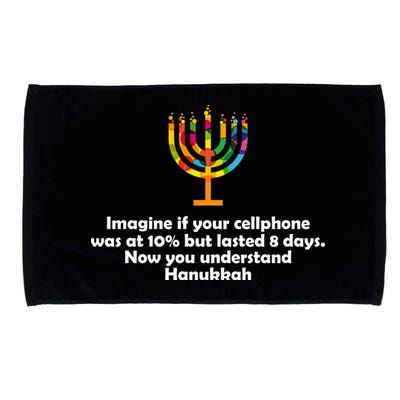 Understanding Hanukkah Funny Microfiber Hand Towel
