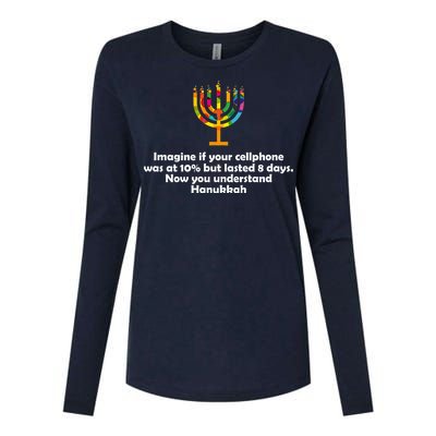 Understanding Hanukkah Funny Womens Cotton Relaxed Long Sleeve T-Shirt