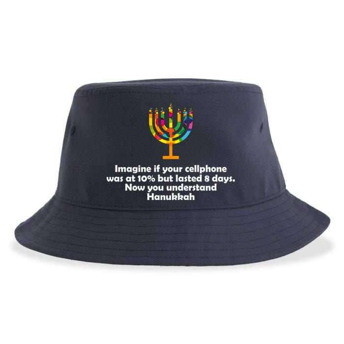 Understanding Hanukkah Funny Sustainable Bucket Hat