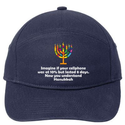 Understanding Hanukkah Funny 7-Panel Snapback Hat