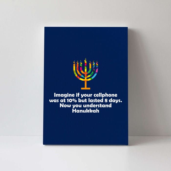 Understanding Hanukkah Funny Canvas