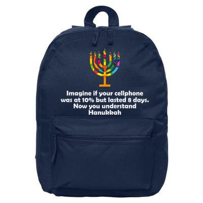 Understanding Hanukkah Funny 16 in Basic Backpack