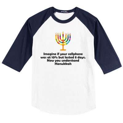 Understanding Hanukkah Funny Baseball Sleeve Shirt