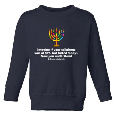 Understanding Hanukkah Funny Toddler Sweatshirt