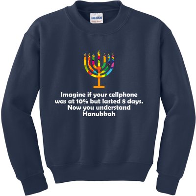 Understanding Hanukkah Funny Kids Sweatshirt