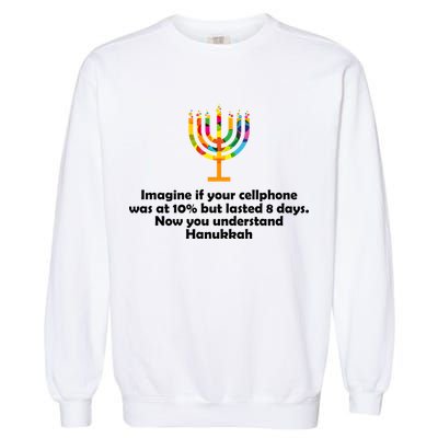 Understanding Hanukkah Funny Garment-Dyed Sweatshirt