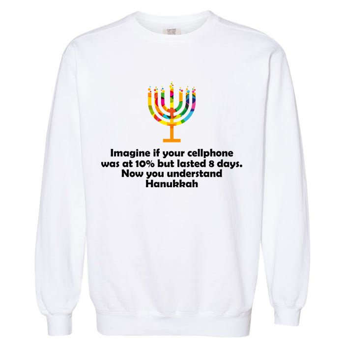 Understanding Hanukkah Funny Garment-Dyed Sweatshirt