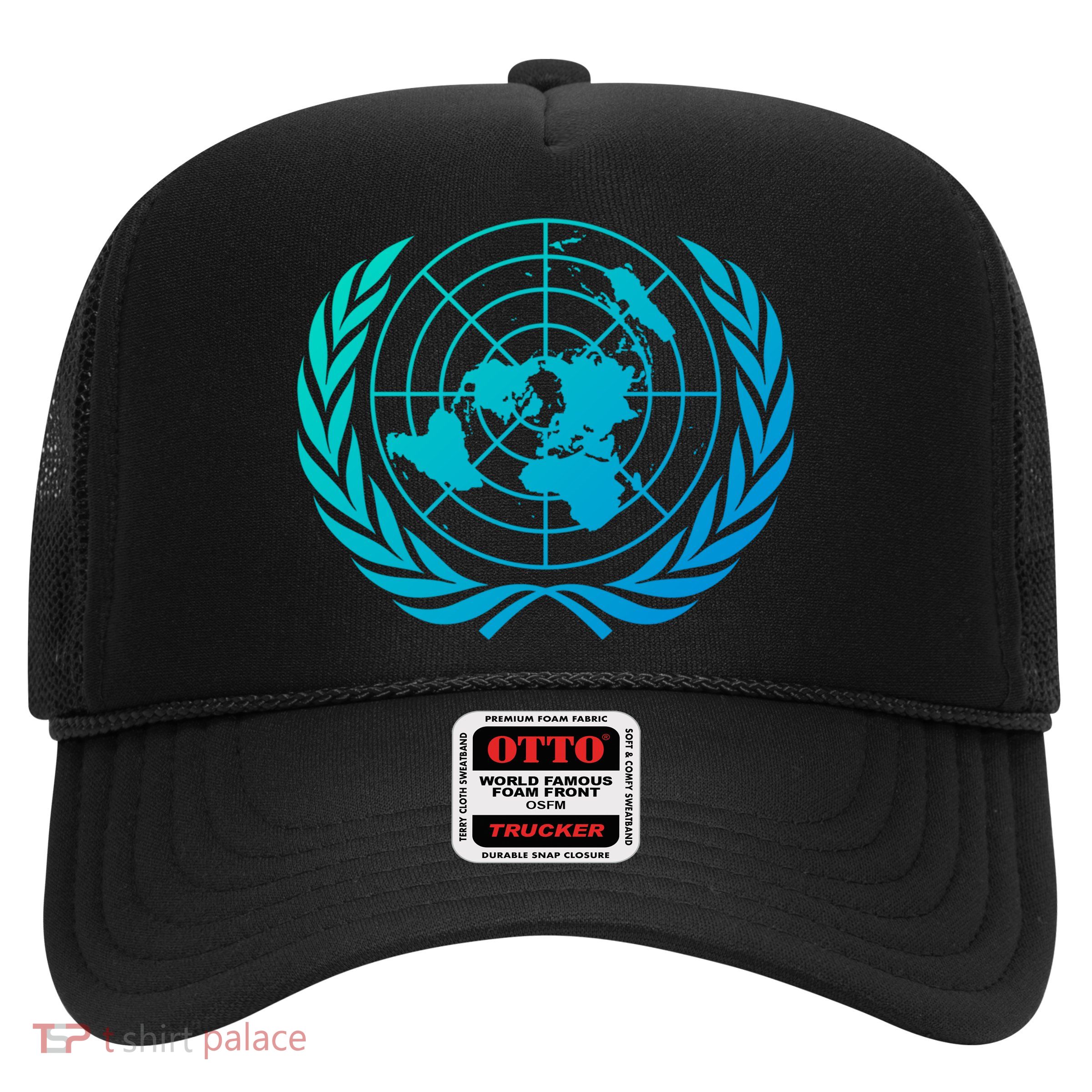 United Nations Flag Un United Nations Emblem Meaningful Gift Trucker Hat