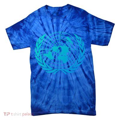 United Nations Flag Un United Nations Emblem Meaningful Gift Tie-Dye T-Shirt