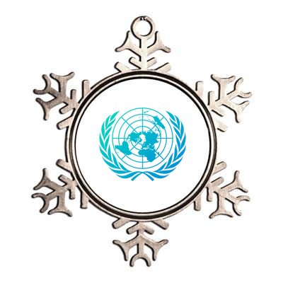 United Nations Flag Un United Nations Emblem Meaningful Gift Metallic Star Ornament