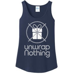 Unwrap Nothing Funny Anti Christmas Grumpy Christmas Ladies Essential Tank