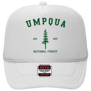 Umpqua National Forest Explore Oregon High Crown Mesh Back Trucker Hat