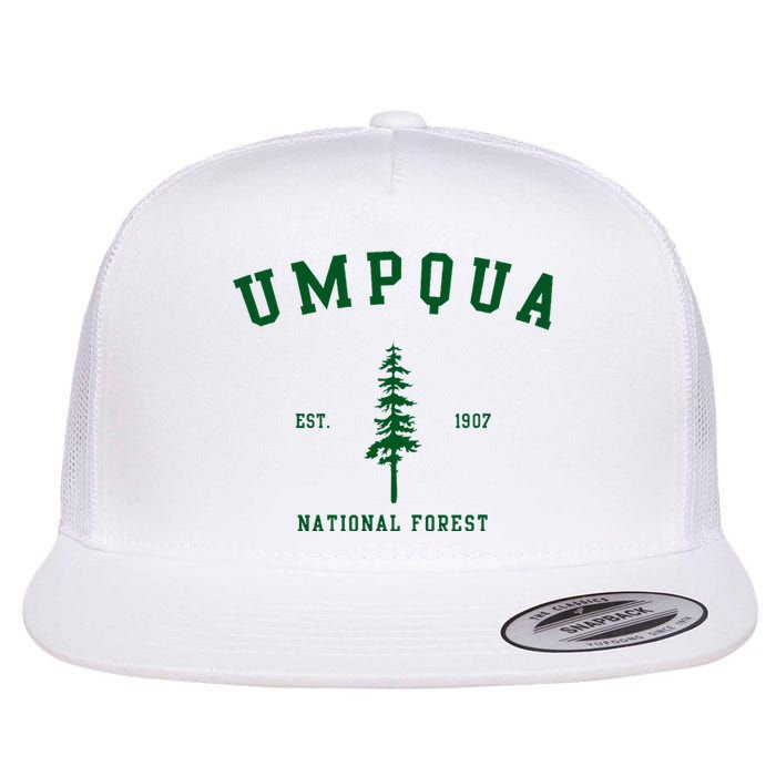 Umpqua National Forest Explore Oregon Flat Bill Trucker Hat