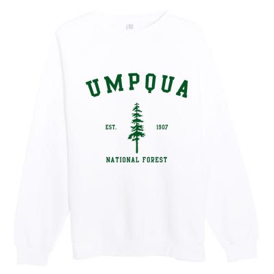 Umpqua National Forest Explore Oregon Premium Crewneck Sweatshirt